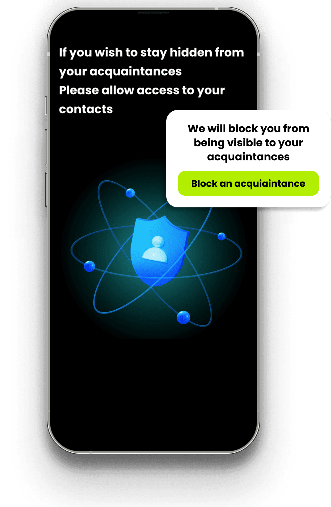 Privacy settings - block acquaintances